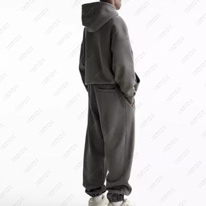 Wholesale 100% Cotton Printed Pattern Streetwear <b>Hoodies</b> for <b>Men</b> Custom Logo Embroidered Oversized ODM Fleece Fabric Winter - Product Image 5