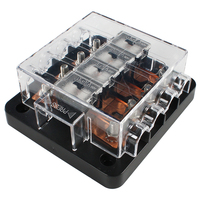 TYTXRV Pièces De Bateau à 4 Voies 4 En 4 Sorties 12V 24V 80A Camion Pièces Boîte À Fusibles