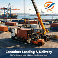 Transport maritime porte-à-porte DDP avec double dédouanement, agent d'expédition FBA, service express LCL