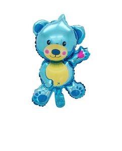All'ingrosso nuovo MINI cartone animato orso giocattoli in alluminio Film palloncino festa decorazione banchetto agitando piccolo orso palloncino - Product Image 3