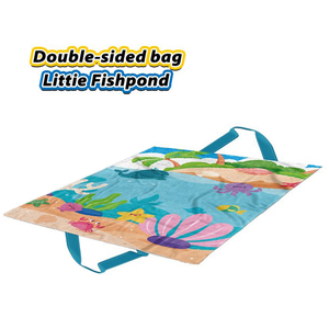 Jeu de pêche Montessori en peluche pour bébé, éveil éducatif précoce, jouets de pêche pour la cognition des animaux marins avec poisson en peluche - Product Image 4