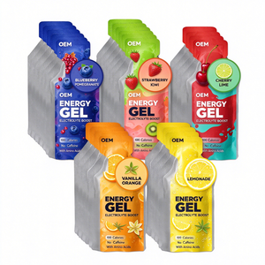 Bolsa de Aluminio para Envasado de Gel Energético para Adultos, Sin Cafeína, Grado Alimenticio, Personalizable, Sachet de Nutrición Deportiva - Product Image 6