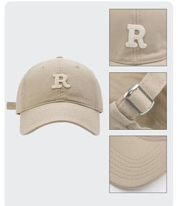 Gorra <span class=keywords><strong>de</strong></span> Béisbol <span class=keywords><strong>de</strong></span> Algodón Suave <span class=keywords><strong>de</strong></span> Alta Calidad para Hombre y Mujer, Ajustable, con Logotipo Bordado y Patrón <span class=keywords><strong>de</strong></span> Letras - Product Image 4