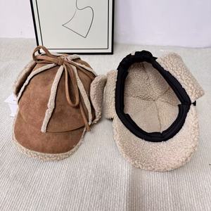Suede Earflap <b>Hat</b> Winter Ski Cap Windproof <b>Warm</b> Adult Lei Feng <b>Hat</b> Black Khaki - Product Image 4