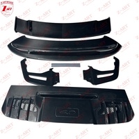 Aerokit de fibra de carbono seco 992 para Porsche 992 911, Kit de carrocería de fibra de carbono seco para Porsche 911 2019 + GT3, alerón trasero