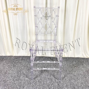 <strong>Wholesale</strong> Rental Transparent Resin Napoleon Clear Plastic <strong>Chair</strong> Acrylic Phoenix Wedding Clear <strong>Chiavari</strong> <strong>Chair</strong> For Events - Product Image 5