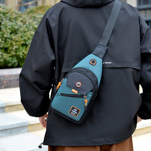 OEM Men's Stylish Business Single Shoulder Backpack Multi-Layer <b>Chest</b> Bag New Trendy Slant Cross Design Men's Messenger Bags - Product Image 5