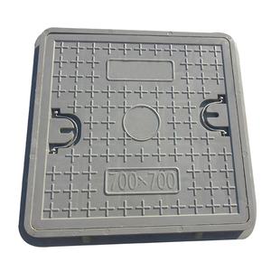 SMC Composite SMC Fibra de vidrio GRP Cubiertas de boca eléctricas cuadradas herméticas FRP selladas para aplicaciones de alcantarillado vial - Product Image 6