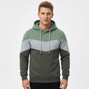 Customized Color Front Logo Zipper-Up Men's Winter Hoodie 100% Polyester Lined Breathable Fabric - Product Image 1