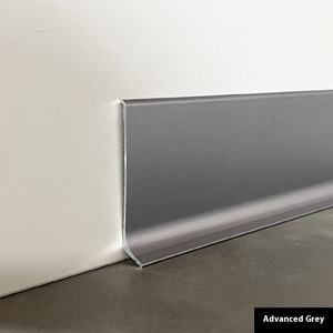 Autocollant mural d'angle de plinthe en alliage d'aluminium design moderne 4Cm6Cm8Cm ligne de pied de carreaux de métal accessoires de revêtement de sol - Product Image 2