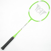 Raquette de badminton sans joint en acier + acier trempé, vente chaude, pas cher, fabrication en usine, raquette de badminton en acier, matériaux personnalisés