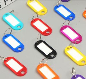Key <b>Tags</b> Plastic 10 Assorted Colours Identifiers Name and Labels Adapt to Drive Keys Pets Bags <b>Clothes</b> Racks Promotion - Product Image 2