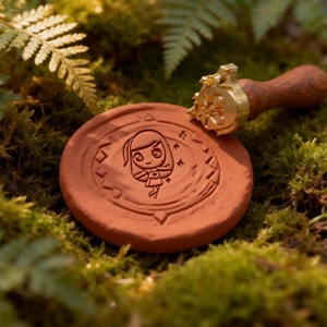 Sello de Arcilla Personalizado, Fecha, Sello de Cera, Sello Personalizado para Invitaciones de Boda, Regalo, Madera Personalizada - Product Image 2