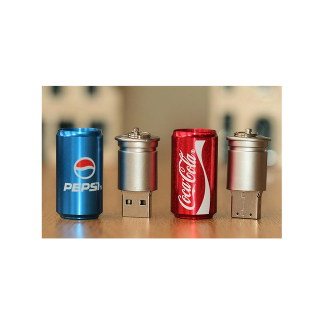 Customized Gift Metal Can-Shaped USB Drive 2.0/3.0 Beverage Can-Shaped USB Drive