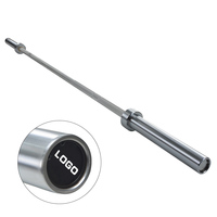 Barre d'haltères chromés en téflon cerakote, poids libre 2.3m 20 KG 1000LB 700LB, barre d'haltères deadlift