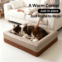Lit pour chien de type canapé, anti-griffures, imperméable, avec base antidérapante, lavable, personnalisable OEM ODM
