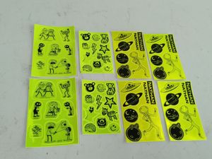 Autocollant logo personnalisé EN13356, étiquette auto-adhésive en pvc, haute visibilité, brillent dans la nuit, pour <span class=keywords><strong>moto</strong></span>, <span class=keywords><strong>casque</strong></span> de sécurité réfléchissant, - Product Image 2