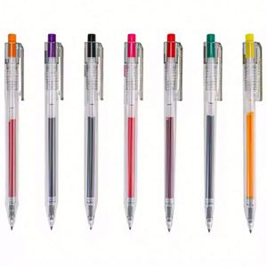 Wholesale 0.7mm Blue Ink <b>Roller</b> Black Neutral Gel Pens Smooth Writing School Supplies Stationery Pen Custom Logo Plastic 0.5mm - Product Image 4