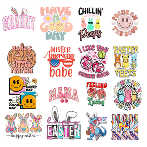 Ultimi Design Pasquali all'Ingrosso <span class=keywords><strong>per</strong></span> Stampa a Trasferimento Termico DTF Film PET Plastisol <span class=keywords><strong>per</strong></span> Abbigliamento, Stampa Offset su Tazze, Bicchieri e Tumbler - Product Image 5