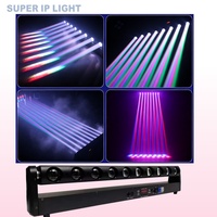 Projecteur LED à tête mobile 10x40W RGBW 4-en-1 DMX avec effets Matrix, Beam, Wash et Strobe pour Scène, Discothèque, Club de Nuit, Mariage et Événements