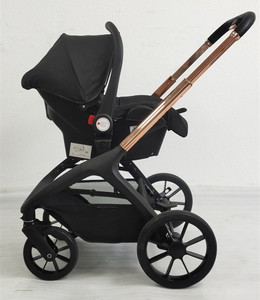 3 en 1 Lino Plegable Marco de aleación de aluminio Un segundo Cochecito de bebé ligero plegable para 6-36 meses Versátil y conveniente - Product Image 6