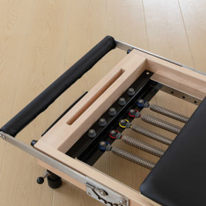 Máquina de Pilates Reformer Plegable Comercial para Yoga y Fitness, Ecológica, Duradera, Ajustable y Portátil para el Hogar - Product Image 4