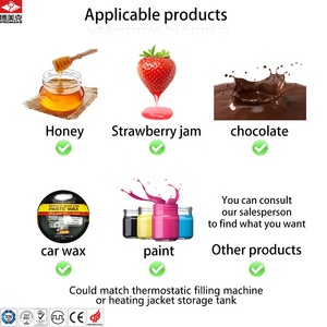 Sưởi ấm và trộn bán tự động quay Máy rót chai 500ml đến 5000ml trường hợp PE phim + hộp gỗ dán cao - Product Image 5