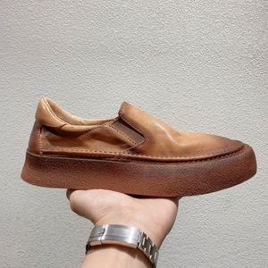 Chaussures décontractées en cuir véritable pour hommes, mocassins à lacets, nouvelle mode printemps-automne-hiver, formelles, pour affaires, à enfiler, avec amorti - Product Image 2