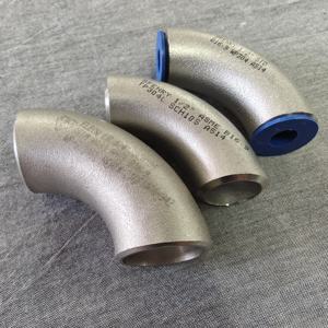 Cotovelo de Aço Inoxidável <span class=keywords><strong>90</strong></span> Graus <span class=keywords><strong>SR</strong></span>/<span class=keywords><strong>LR</strong></span> ASME B16.9/B16.28 Cotovelo Sem Costura em Aço Inoxidável - Product Image 2