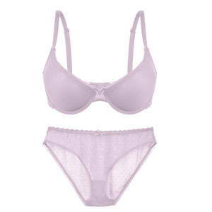 Malla Sexy Ladies Underwire Bra y Sets Muy caliente Negro Adulto Mujeres maduras Lencería sexy - Product Image 2