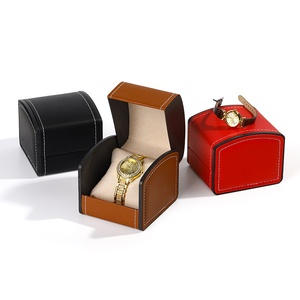 Boîte à montres en cuir PU à rabat arqué haut de gamme pour montres mécaniques pour hommes, marque Hongtong, vente en gros, stockage et emballage - Product Image 1