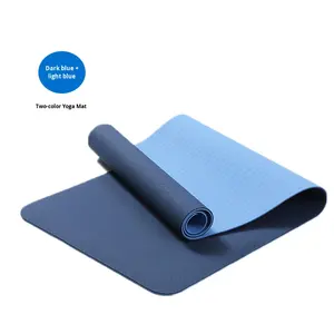Alfombrilla de Yoga TPE Bicolor al por Mayor 183*61*0.6mm Portátil para Danza, Práctica Deportiva y Fitness Directo de Fabricante - Product Image 2