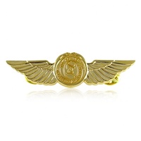 Épinglette en forme de logo d'avion 3D de haute qualité, souvenir antique, impression de logo, épinglette personnalisée en forme d'avion 3D