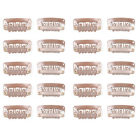 Leeons Acier Inoxydable Vente en Gros 100 Pièces par Sac Pinces à Cheveux BB pour Enfants pour Perruques et Extensions Capillaires