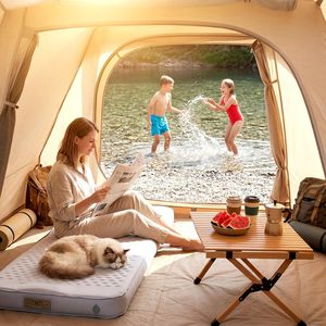 Self-<b>inflating</b> Foldable Camping <b>Mattress</b> Electric Pump Waterproof Moisture-proof Outdoor Hotel Use Factory Direct Sale - Product Image 5