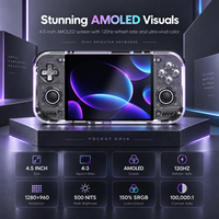 Console portable rétro Retroid Pocket Nova avec écran AMOLED 4:3, joystick à effet Hall, refroidissement actif, batterie 5000 mAh, lecteur de jeux d'émulation portable