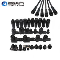 Câble adaptateur connecteur mâle/femelle étanche IP68 pour batterie automobile en cuivre, 2-12 broches, M23/M16/M12/M8/M5 (12-250V 1.5-20A)