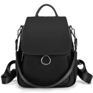 Mochila Vintage de diseño de marca de lujo para mujer, bolso antirrobo con monograma turístico, bolsas de gran capacidad para niña