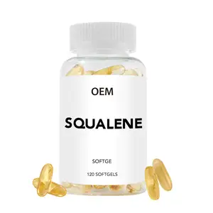 Oem Dựa Squalane Dầu Boosted Với Vitamin E Cao Cấp Dầu Cho Da Và Tóc Squalane Softgel