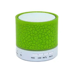 LED الملونة أضواء رئيس مكبر صوت بخاصية البلوتوث قابل للنقل لغرفة النوم في الهواء الطلق الموسيقى الصوت MP3 لاعب