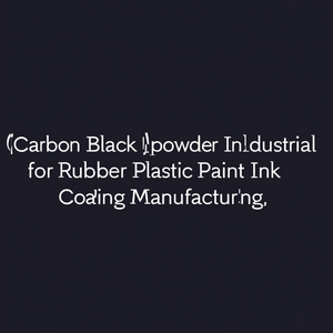 Poudre de carbone noir de qualité industrielle pour la fabrication de caoutchouc, plastique, peinture, encre et revêtements - Product Image 1
