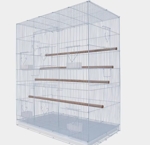 Gabbia Grande per Allevamento Uccelli, Villa Decorativa per Pappagalli, Gabbia Robusta a Forma di Casa per Uccelli da Esterno - Product Image 2