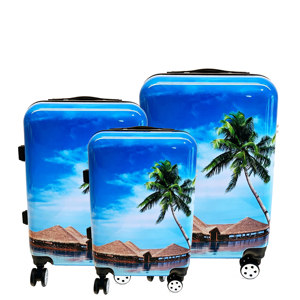 <span class=keywords><strong>Valise</strong></span> de <span class=keywords><strong>voyage</strong></span> rigide en PC personnalisable avec logo imprimé, ensemble de trois pièces avec roues pivotantes, idéale pour l'aéroport – Nouveauté ! - Product Image 5