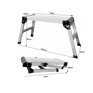 Складная алюминиевая лестница для автомойки - Product Image 1