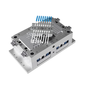 Bàn chải đánh răng khuôn quay trục 12 + 12 khoang lạnh Runner Hot Runner Khuôn Ép Nhựa Bàn chải đánh răng xử lý khuôn - Product Image 5