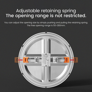 Đèn trần <span class=keywords><strong>LED</strong></span> âm trần phổ biến, ánh sáng trắng ban ngày, đèn downlight tròn, siêu mỏng - Product Image 4