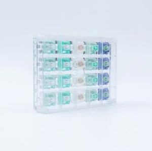 GATERON Probador de Interruptores Magnéticos HE, Versión de Muestra Premium, Acrílico Transparente, Bandeja de 20 Piezas para Teclado Mecánico - Product Image 3