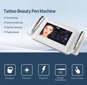 Kit de Máquina de Tatuaje PMU, Máquina de Maquillaje Permanente para <span class=keywords><strong>Cejas</strong></span>, Pluma de Tatuaje Rotativa Digital - Product Image 2
