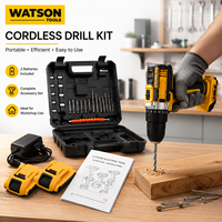Perceuse sans fil certifiée CE 21V Max avec 2 batteries et chargeur, vente en gros directe usine OEM