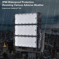 Projecteur LED extérieur pour stade, 400W 500W 600W SMD IP66, haute puissance, modulaire, léger, en aluminium moulé sous pression, Ra80, garantie 5 ans